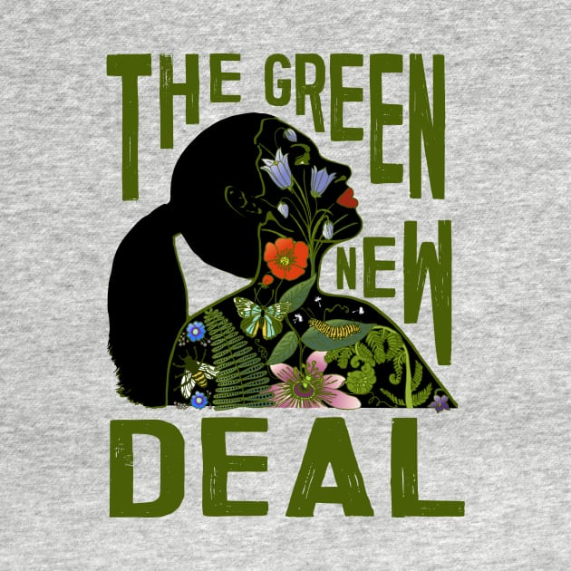 AOC - Green New Deal by BrookeFischerArt